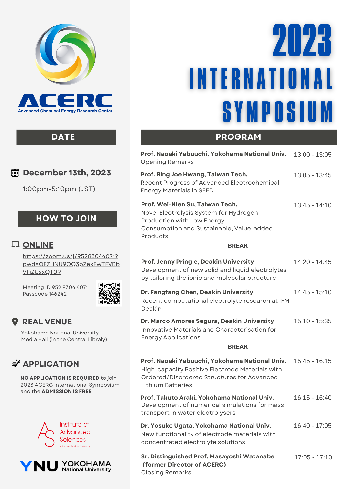 ACERC Symposium Flyer
